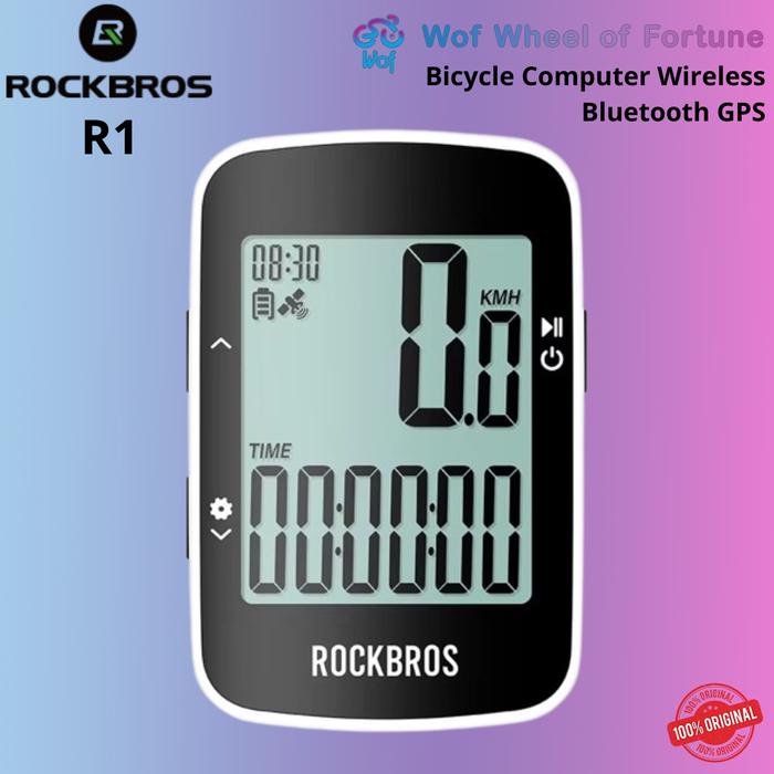 Gambar ROCKBROS R1 GPS Speedometer Sepeda MTB Road Bike Wireless Bluetooth Bicycle Cycling Stopwatch Computer Bike IPX7 Waterproof dari Wof Wheel of Fortune Official Kab. Tangerang Tokopedia