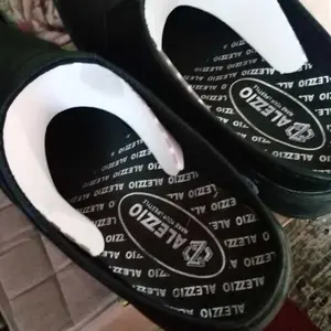 SEPATU SLOP BUSTONG PRIA KULIT TERLARIS || SANDAL SLOP PRIA || SEPATU FORMAL || SEPATU KERJA Shoes Dalam Ruangan Hitam BST.03