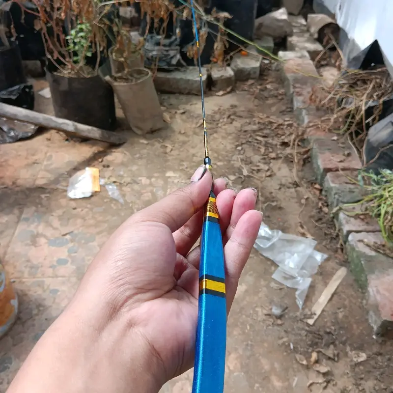 Joran Wader/Benter Premium Super Lentur Biru Metalic 3