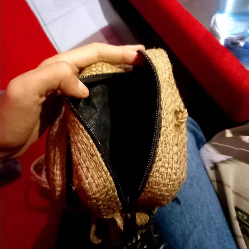 Tas karung Goni Tas Selempang Tas Waistbag Goni Pria Wanita 7