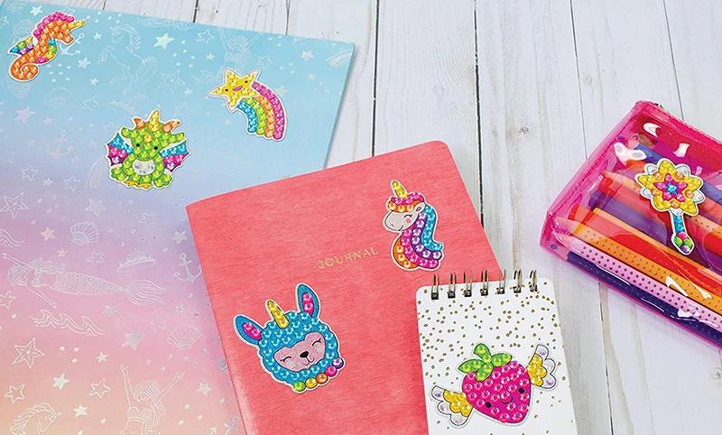 Product Introduction of 12 Create Big Gem Diamond Painting Sticker Kit Art Craft Girls Boys Unicorn Animal Sealife Magical Mosaic Dot Sticky Toys Gifts 12
