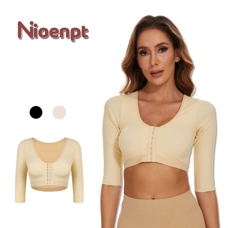 Áo Vest Dài Tay Định Hình Cánh Tay Áo Nịt Ngực Định Hình