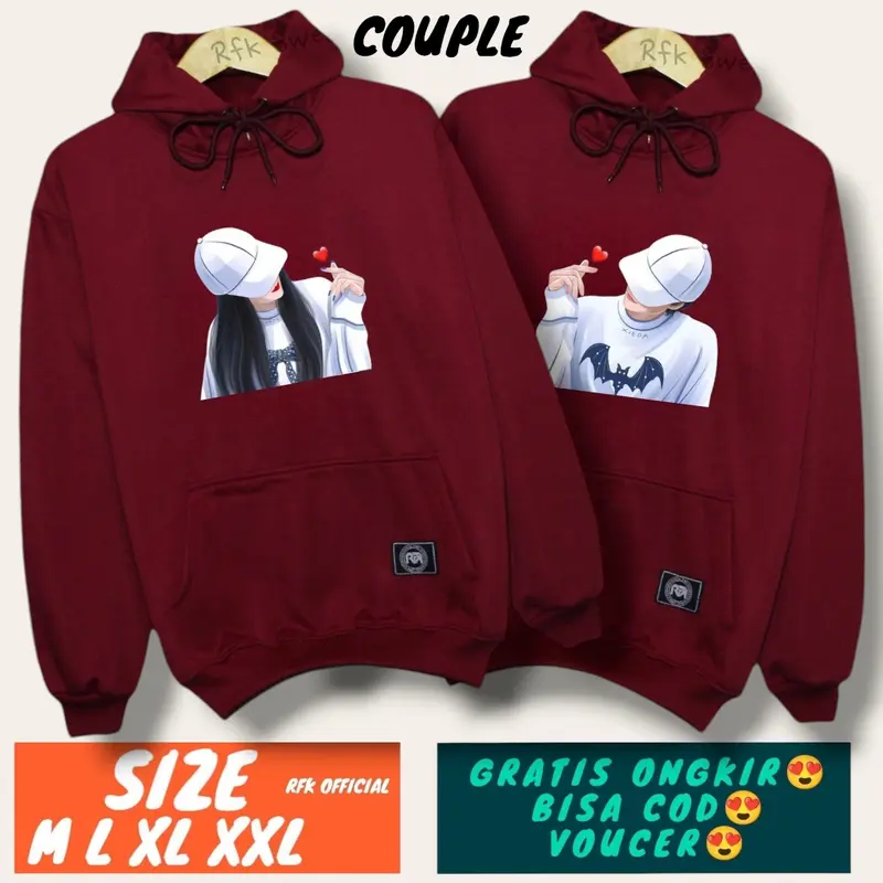jaket couple pasangan / Sweater couple pasangan 2 pcs tebal / COUPLE SARANGHEO / Sweater couple pacar / Hodie couple pasangan / jaket couple pasangan terbaru 2023 / jaket couple pasangan pacar 2pcs / Baju couple pacar / Baju couple pacar kekinian 2023 4