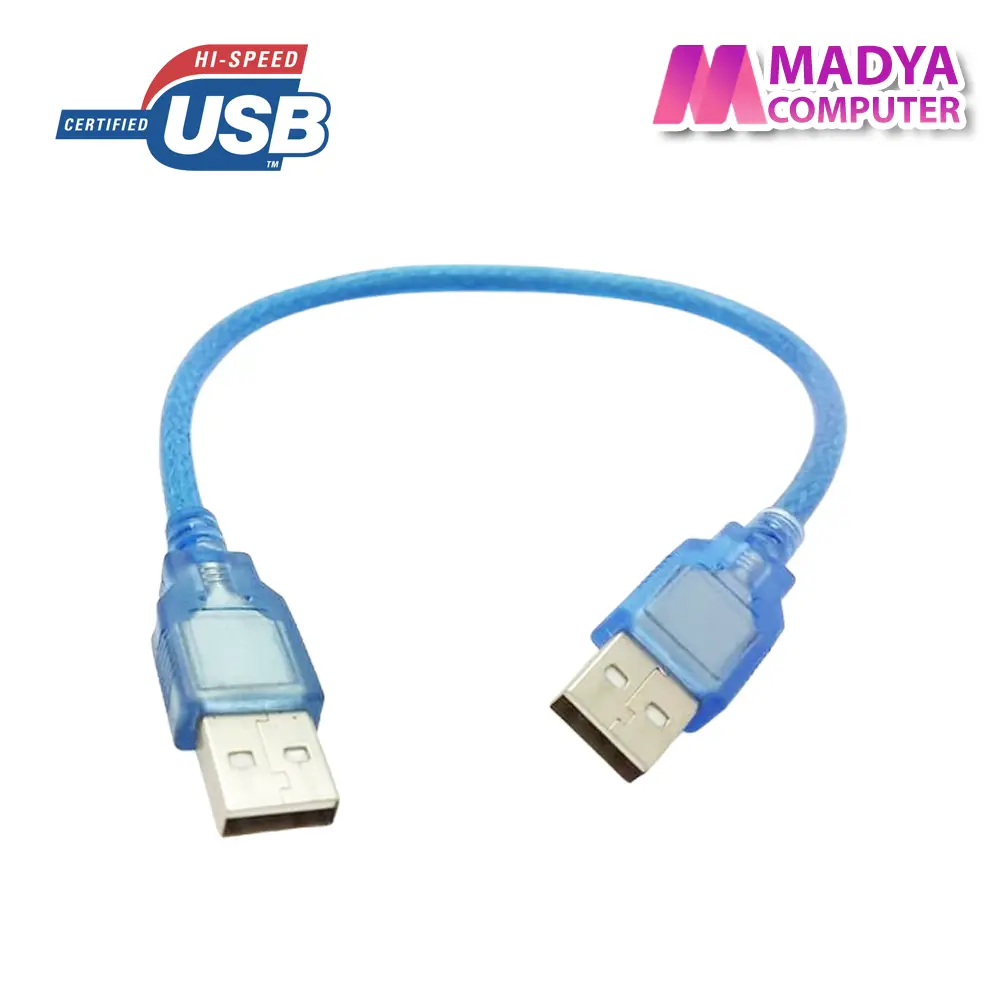 Kabel USB 2.0 AM to AM (Male to Male) 30cm