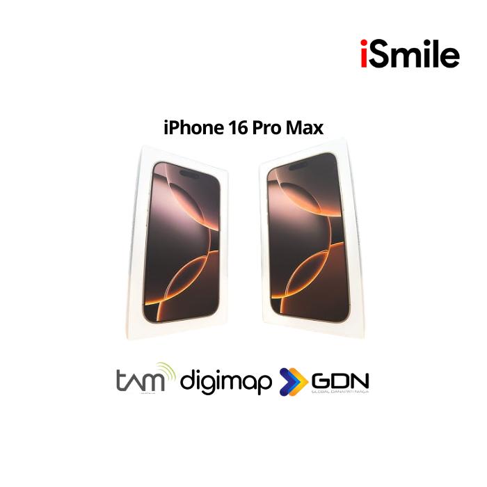 [ iSmile x K ] Apple iPhone 16 Pro Max 256GB 512GB 1TB Garansi Resmi 0