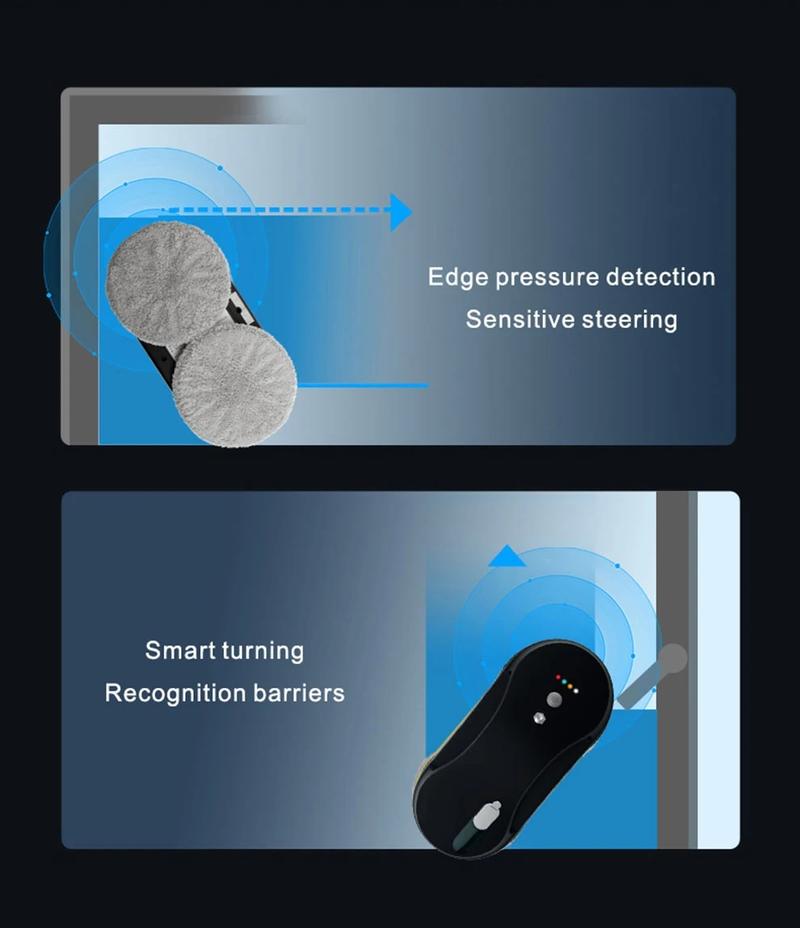 Product Introduction of Window Cleaner Robot Vacuum Cleaner W-R3S 5600pa High  suction power，With Manual & Automatic water spray ，With APP & remote control Window cleaning Robot Home Appliances mesin basuh coway Mesin 15
