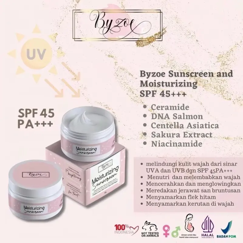 [DOKTIF APPROVED] [EXCLUSIVE] Byzoe Paket 3in1 Ekstra Glowup Protection 3