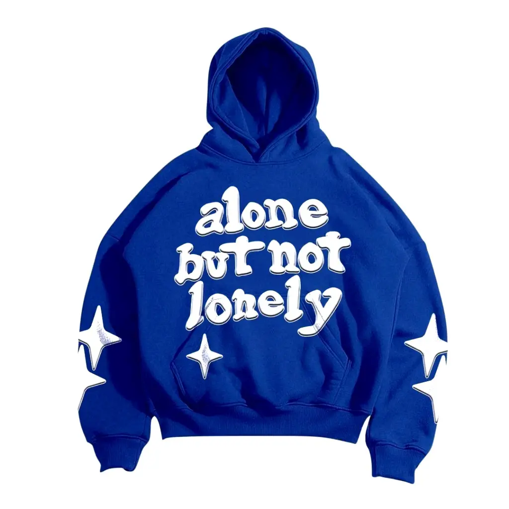 middleits hoodie boxy oversize alone Hoodie Pria