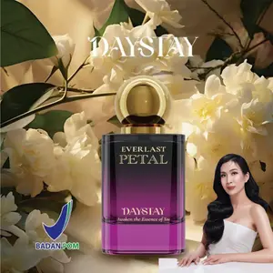(Free Box Exclusive )DAYSTAY Everlast Petal 50ml 10ml Parfum Wangi Awet Seharian Calming & Elegan BPOM
