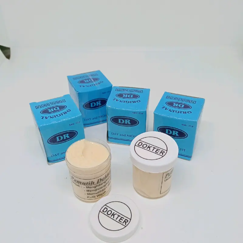 Krim Dr Biru Asli Siang Dan Malam Original Ecer Wajah Mencerahkan Mengencangkan 2