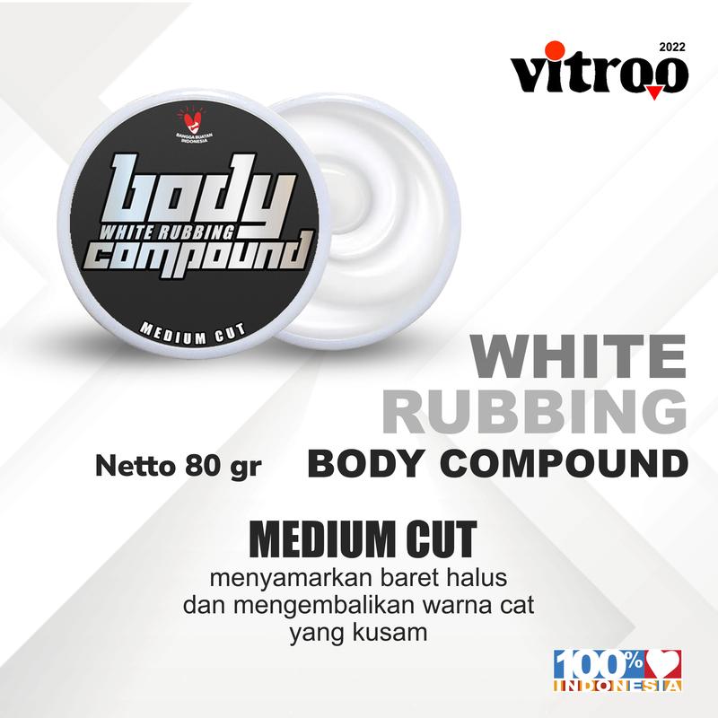 2 in 1 Paket Pengkilap Body Motor Spray Kit+ Penghilang Baret Lecet Rubbing Kompon Compund by Vitroo 3