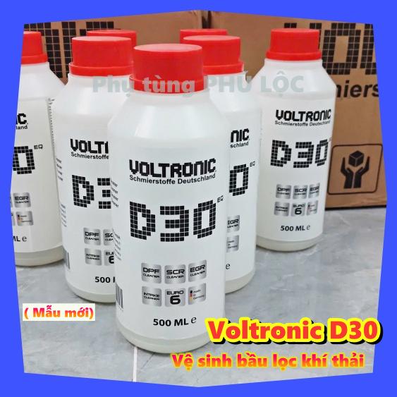 Dung dịch D30 Voltronic vệ sinh bầu lọc khí thải động cơ dầu diesel xe ô tô xe tải chai 500ml