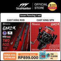 Gambar [OFFICIAL] SeaHunter Joran Pancing 1 Set Cast-King Joran M/MH 2 Rod Tips 1.8M & 1.98M Power Rod & Spinning Reel Pancing orderly line folow Carbon fiber reel mancing & Blue Shark PE X8 100M Senar Fishing Line Ikan Laut pancing Cast-K - 1.8m M/MH Spinning, 4000 + PE X8 dari SeaHunter Tackle Store Kab. Tangerang 1 Tokopedia