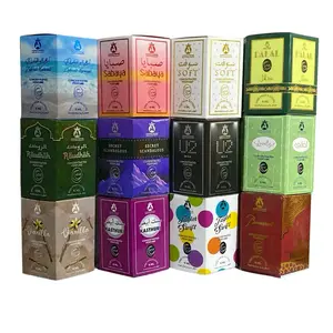 Parfum Roll On 6Ml 1 Box Isi 6 Botol Tahan Lama Non Alkohol Pria Wanita Minyak Wangi Oles Santri