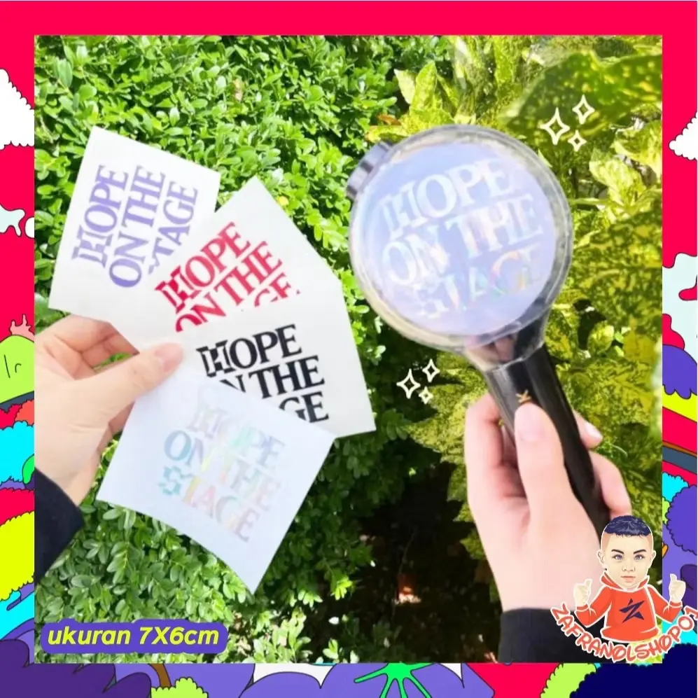 ￼Cutting Stiker Army Bomb J-Hope Jack In The Box JHOPE,BTS Sticker, BT21 K-Pop, LIGHTSTICK HOPE ON THE STAGE HOPE WORL HOPE ON THE STREET