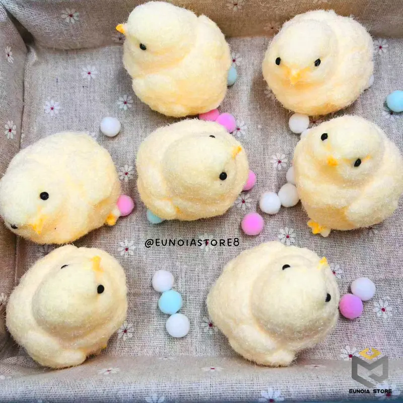 Squishy Ayam Cubit Lucu Berbulu Gemas Super Lembut 1