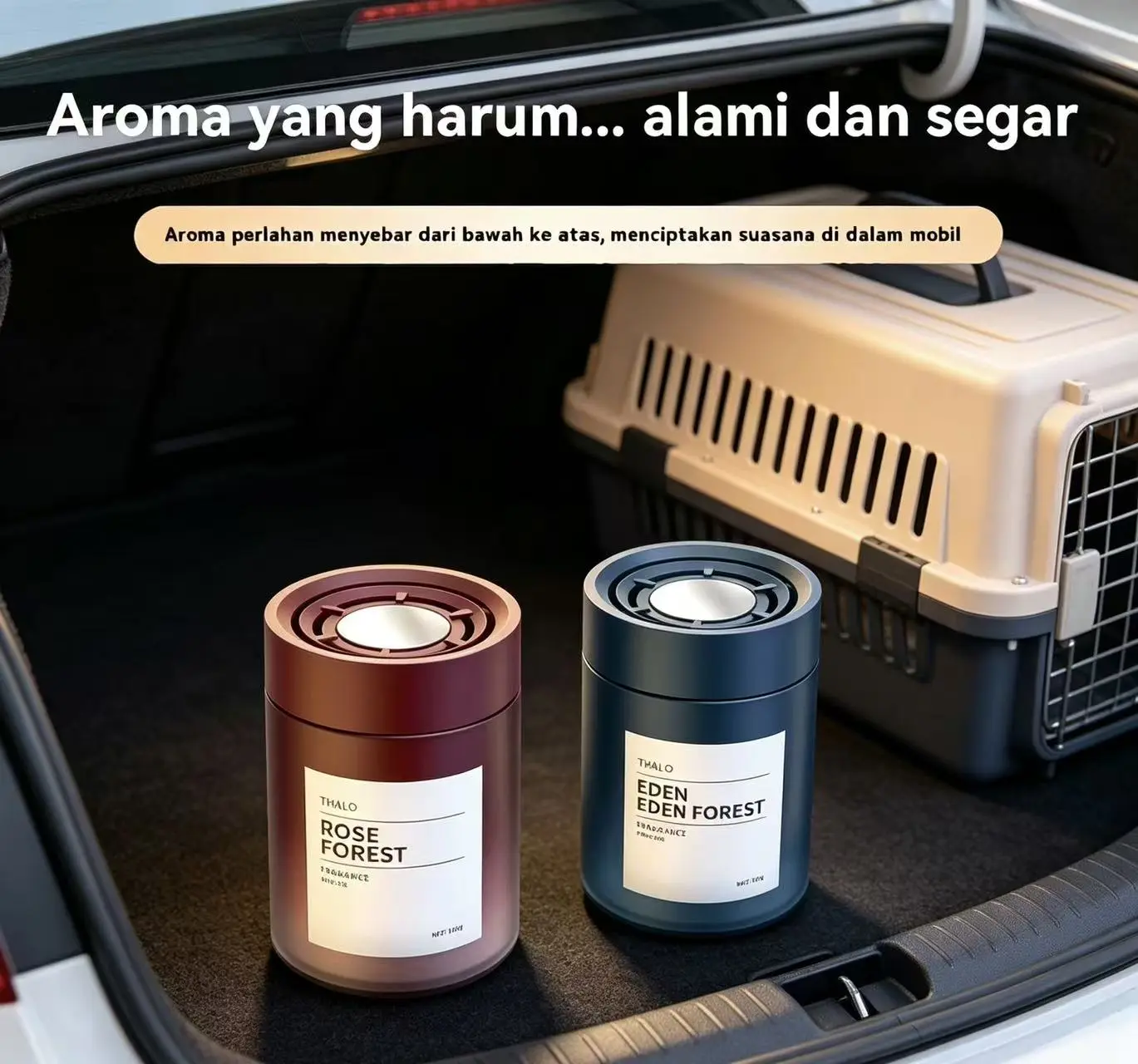 Pengharum mobil padat terbaru 2026, wangi alami yang tahan berhari-hari. Menyegarkan dan memurnikan udara kabin, menghilangkan bau apek serta kelembapan. Desain compact pas di interior, aksesori praktis untuk berkendara setiap hari.