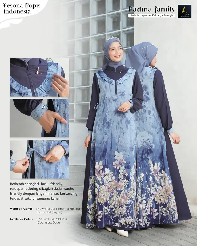 [Kode Padma] Sarimbit Keluarga Muslim Lubi Series Padma (Edisi 2025) 3