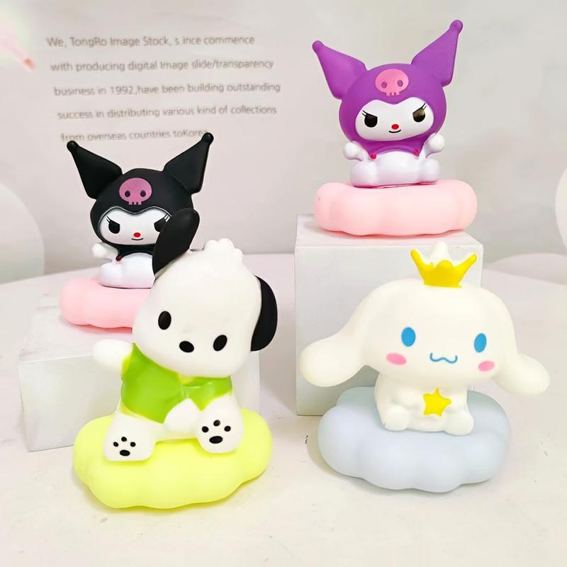 Đèn ngủ hình đám mây Kuromi Yuguigou Pacha Dog, đèn phát sáng có thể được bóp,…