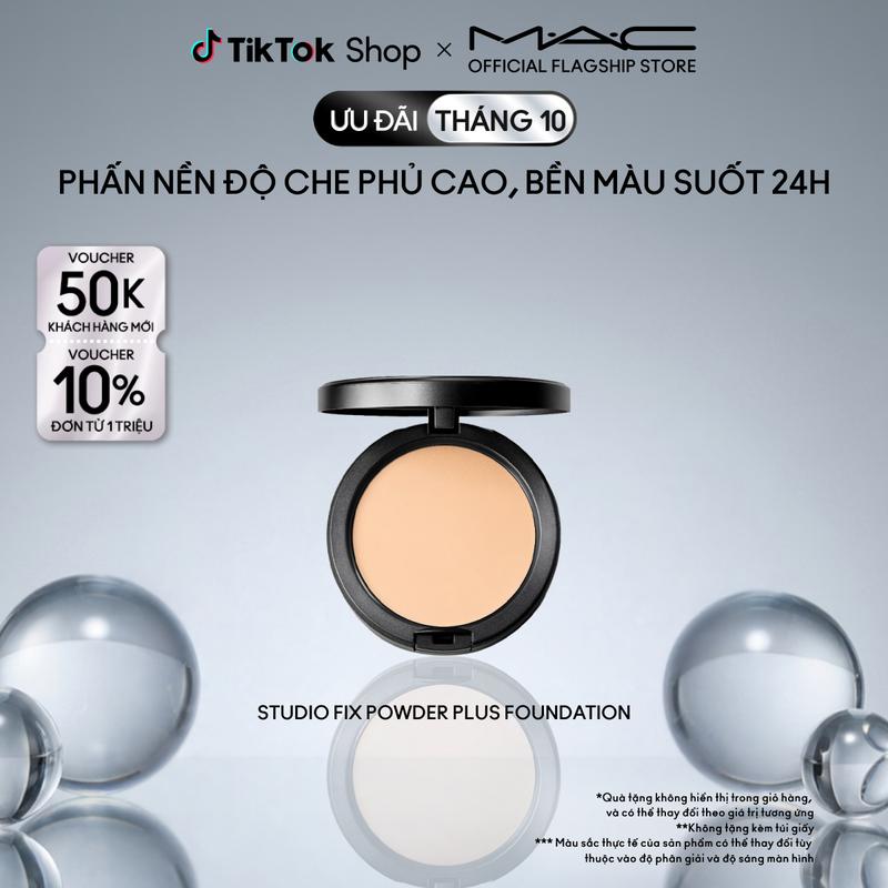 M.A.C Studio Fix Powder Plus Foundation / Lớp nền mịn lì, kiểm soát dầu thừa suốt 24 giờ – Sản phẩm bán chạy