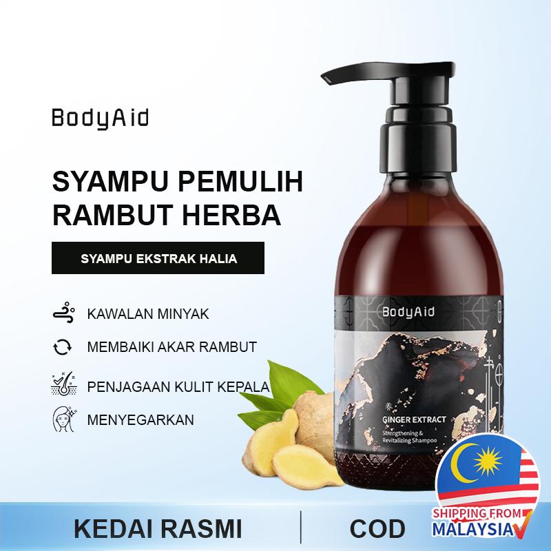 Syampu Pertumbuhan Rambut Halia, Rambut Anti-Rambut Gugur, 300ml ...