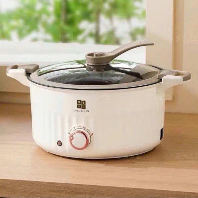Nồi Hấp Nồi Áp Suất Đa Năng,Dung Tích 5L size 24cm Hầm,Nấu,Lẩu,Xào Tiện Lợi Bảo Hành 1 Tháng