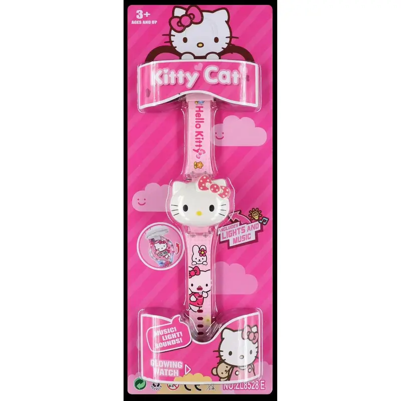 Jam Tangan Anak Digital Ada Musik Lampu Karakter Hello Kitty Hk 1