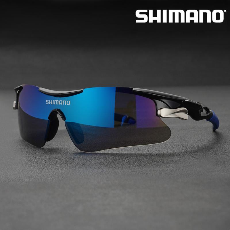 Kính râm thể thao, SHIMANO UV400, Không phân cực, dành cho nam giới, Thích hợp để đi xe đạp, câu cá và lái xe
