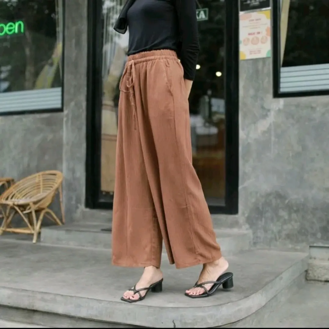 CELANA  KULOT CRINKLE AIRFLOW WANITA