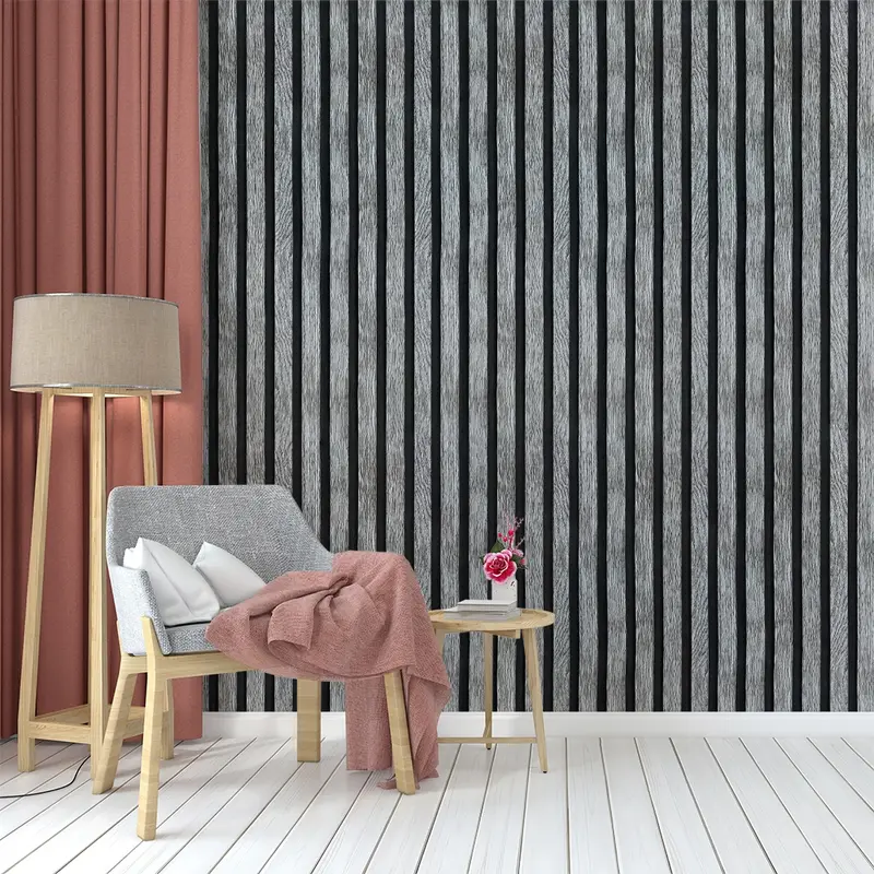 Wallpaper Dinding Motif Segitiga Abu / Segitiga Pink / Segitiga Kuning / Segitiga Biru Ruang Tamu Motif Elegant / MODERN 45Cmx5Meter 4