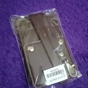 id card holder lanyard dengan penutup kartu