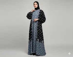 Gamis Abaya Gaun Kaftan Terbaru Kekinian Lebaran Sale Rayon Arumi by Leamore Butik
