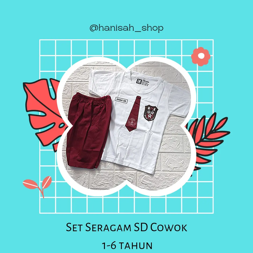 Sergam Sekolah SD Baby usia 1-3 tahun cowok