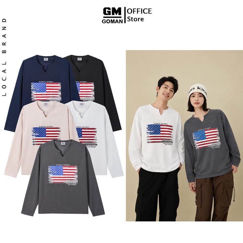 Áo Thun Dài Tay Longsleeve Nam,Nữ - Thiết Kế Cổ Áo Sang Trọng - Hình In Vỡ Sắc…