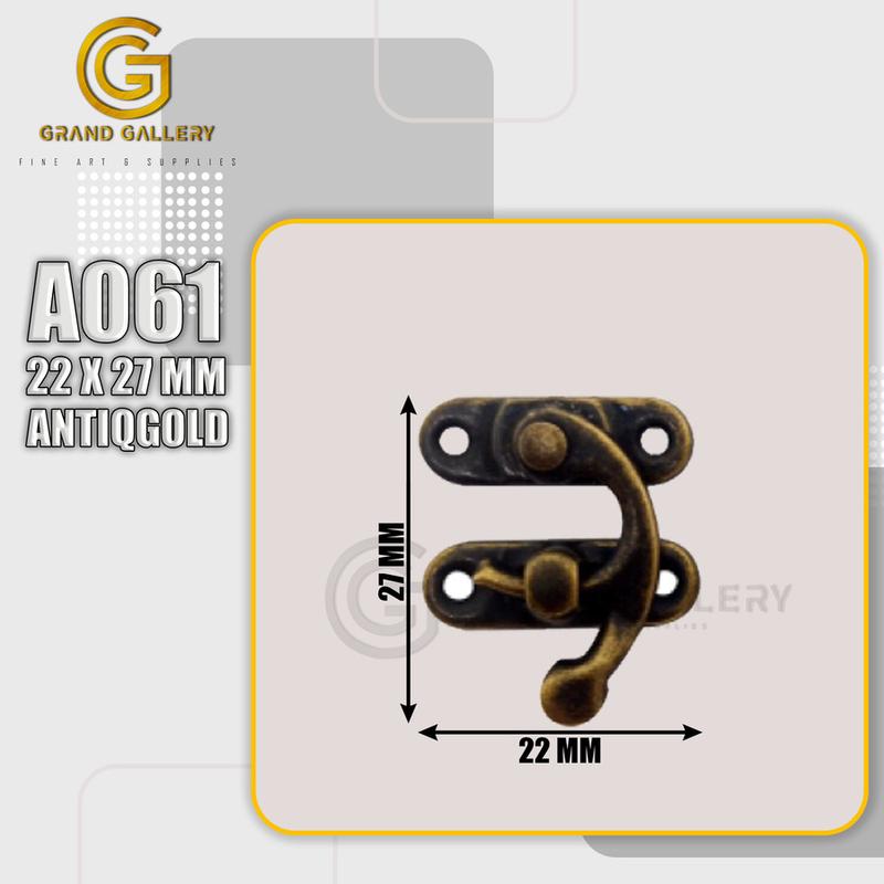 KUNCI PENGAIT KOTAK/ PENGUNCI BOX HANTARAN PERHIASAN -A061 22 x 27 MM 1