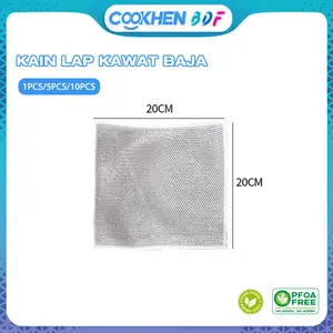 Kain Lap Kawat Dapur Bentuk Petak Halus Untuk Membersih Panci Dan Piring Kain Cuci Piring Kawatt