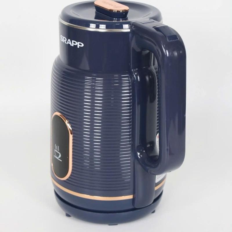 Ấm Siêu Tốc SRAPP Inox 2 Lớp Bọc Nhựa Chống Bỏng 2.5L 3