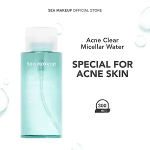 SEA MAKEUP Micellar Water 300ml Pembersih Wajah Makeup Remover Cleansing Water Kulit Sensitif Berjerawat