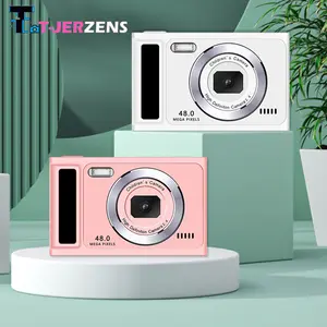 [COD] T-JERZENS Kamera Digital 48MP dengan Layar 2.4 Inci, Resolusi Video 1080P, Baterai 400mAh, Mendukung Kartu Memori, Cocok untuk Fotografi, Perekaman Video, Game & Musik, Hadiah Terbaik untuk Anak Camera