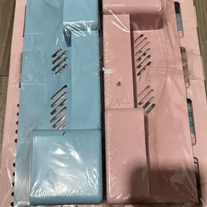 AKUSA Rak Buku Sekat Free Stiker Lucu Rak File Organizer Meja Dekstop Organizer File Serbaguna Dengan Tempat Pensil FO001