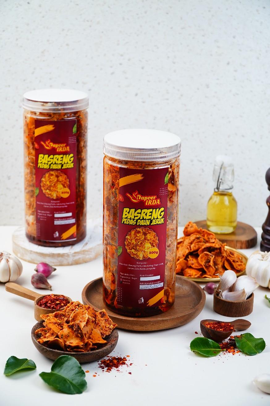 Dapoer Irda Basreng Pedas Daun Jeruk