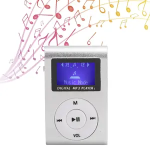 Pod MP3 Player TF Card dengan Klip dan Layar LCD Lagu