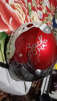Product Review of Helm Dewasa Half Face evolution Motif Note Murah PREMIUM Kaca from c**e 0