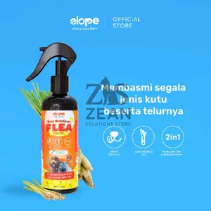ELOPE OBAT PEMBASMI KUTU KUCING ANJING KELINCI ANABUL / Easy  Remover  Flea Anti Kutu