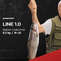 Gambar Senar Tali Benang Pancing TaffSPORT Braided Thick Line 300M - Abu - 0.4 dari Taffware Official Store Kota Administrasi Jakarta Barat 5 Tokopedia