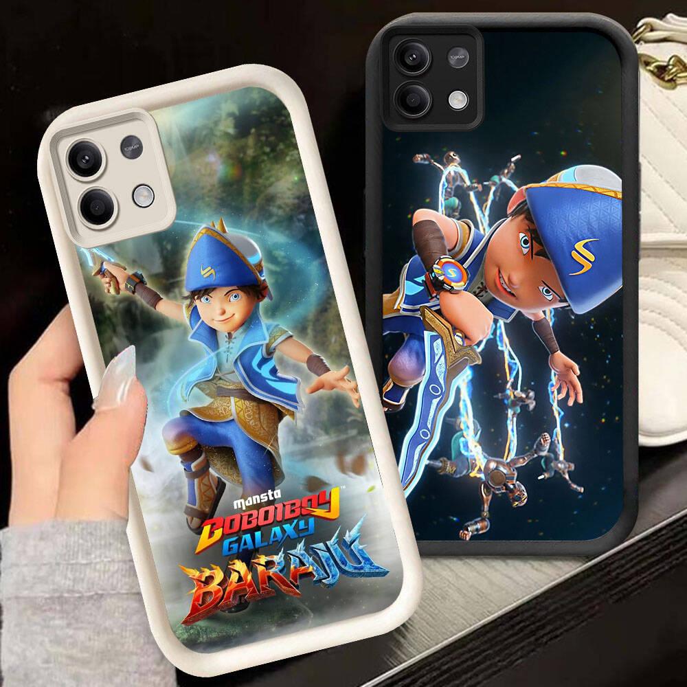 KD-5 Boboiboy Movie Luxury Casing untuk Redmi A1 A2 13C 15 K60 Note 13 Ultra Pro Plus