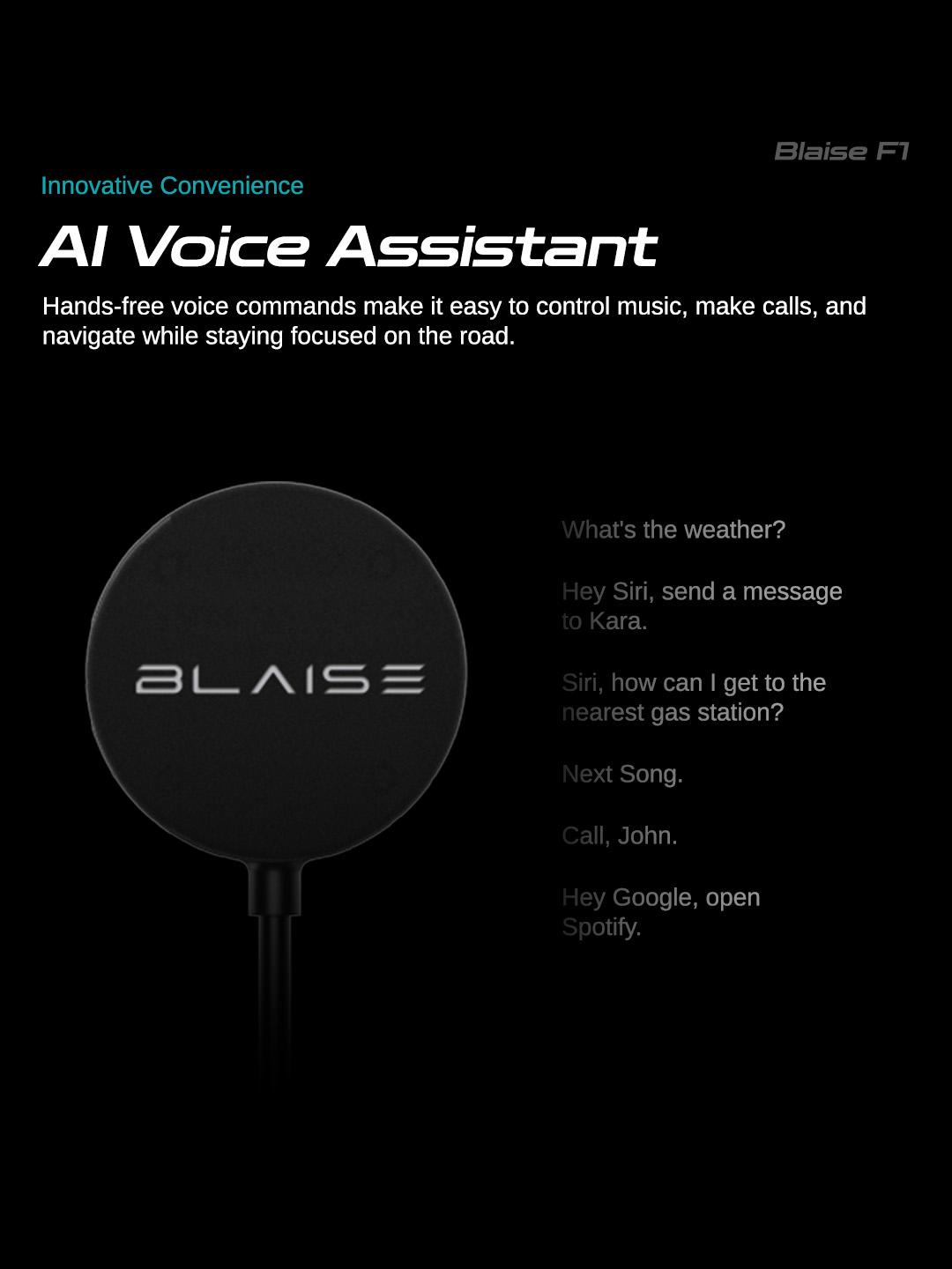 BLAISE F1 Headset Helm Bluetooth Suara Jernih Baterai 30 Jam Pasang Gampang [REKOMENDASI]