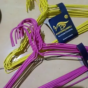 ISI 50 PCS!!! HANGER KAWAT /GANTUNGAN BAJU ANTI KARAT stainless jas lemari baju denim henger