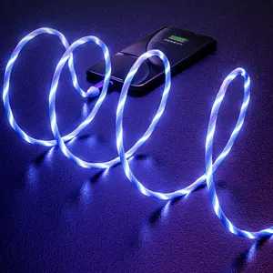 KABEL DATA LED JALAN FAST CHARGING ANEKA WARNA  Charger & KABEL  Pelangi Cable