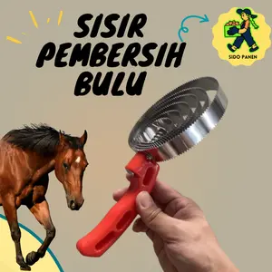 Sisir Pembersih Bulu atau Garukan Sapi kud kambing bisa digunakan hewan berbulu lainnya